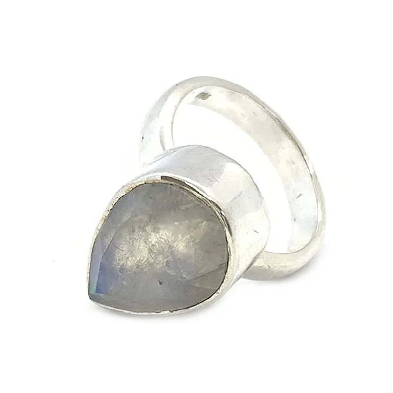 Neha Moonstone Boho Teardrop Ring