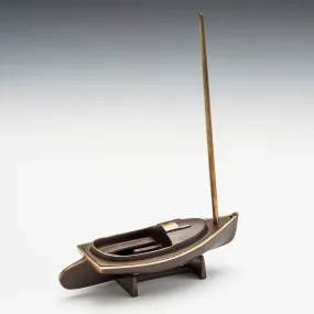 Nelles Studios - Cast Bronze Sculpture - Cat Boat