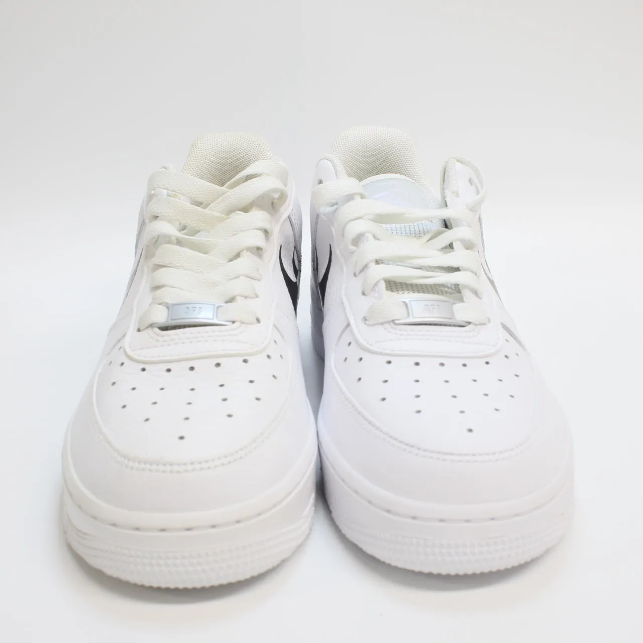 Nike Air Force 1 07 White Black Uk Size 4