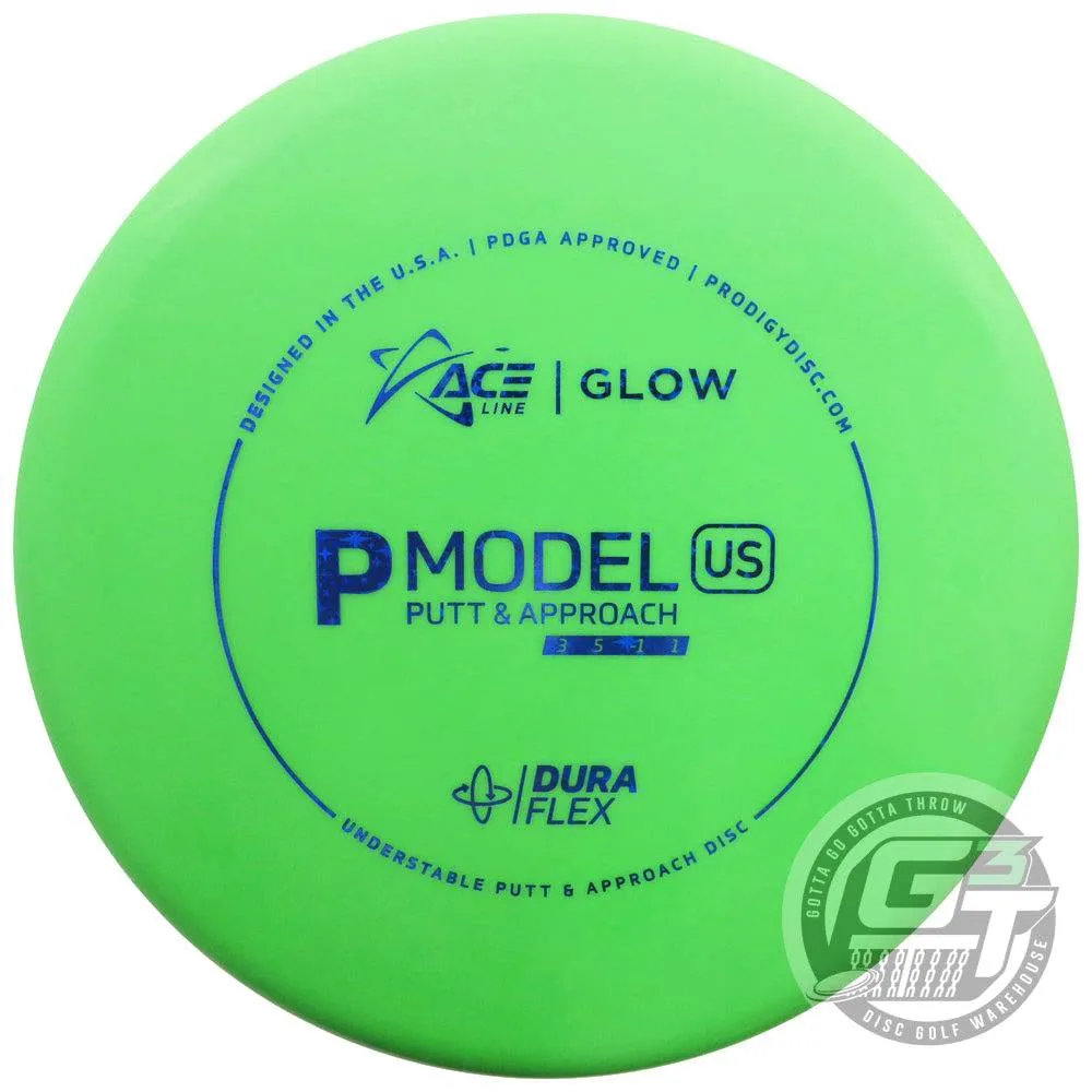 Prodigy Ace Line Glow DuraFlex P Model US Putter Golf Disc