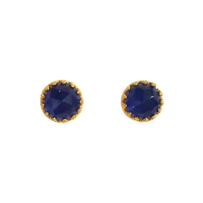 Rococo Earring - Sapphire Quartz