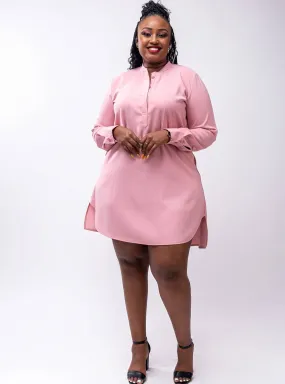 Salok Mani Shift Dress - Pink