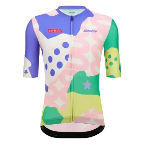 Santini La Vuelta KM Cero Jersey - Print