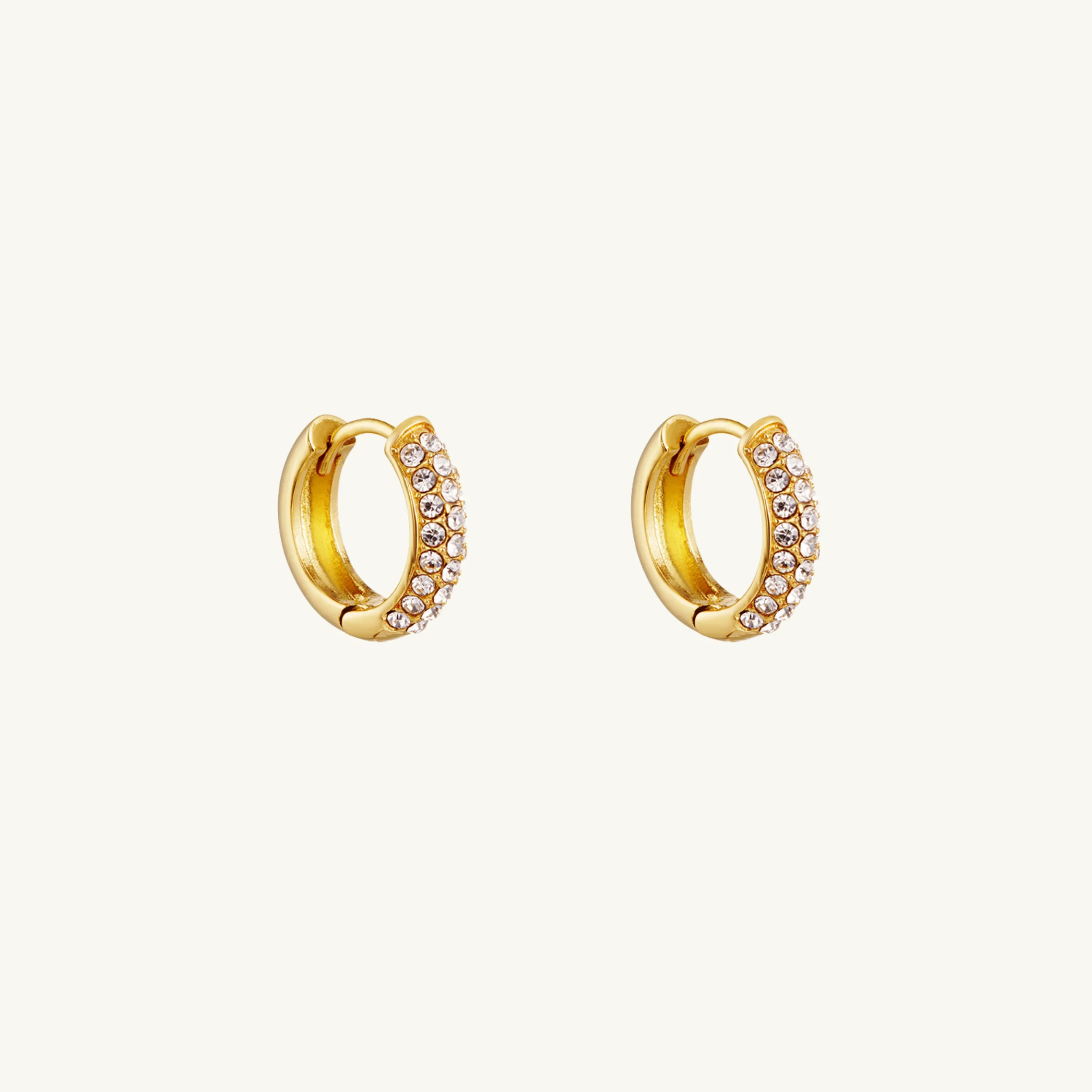 Shiny Chunky Hoop Earring Giftset | Gold