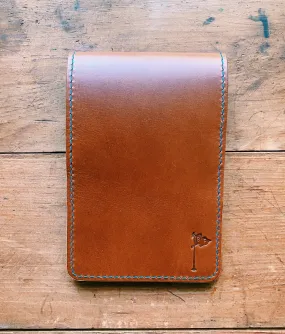 Single Barrel Collection  Yardage Book / Scorecard Holder in Buttero Chestnut