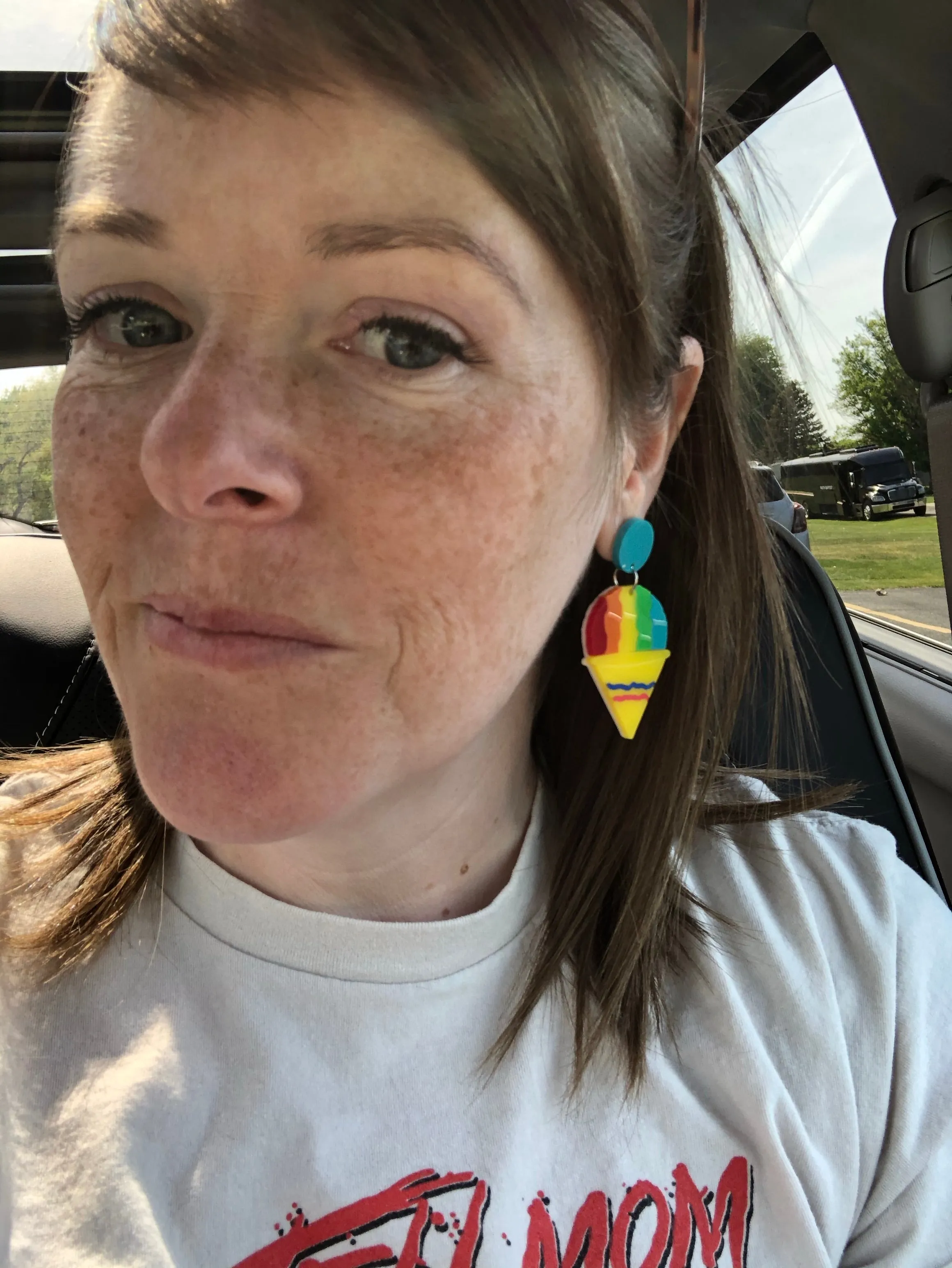 Snow Cone Dangle Earrings