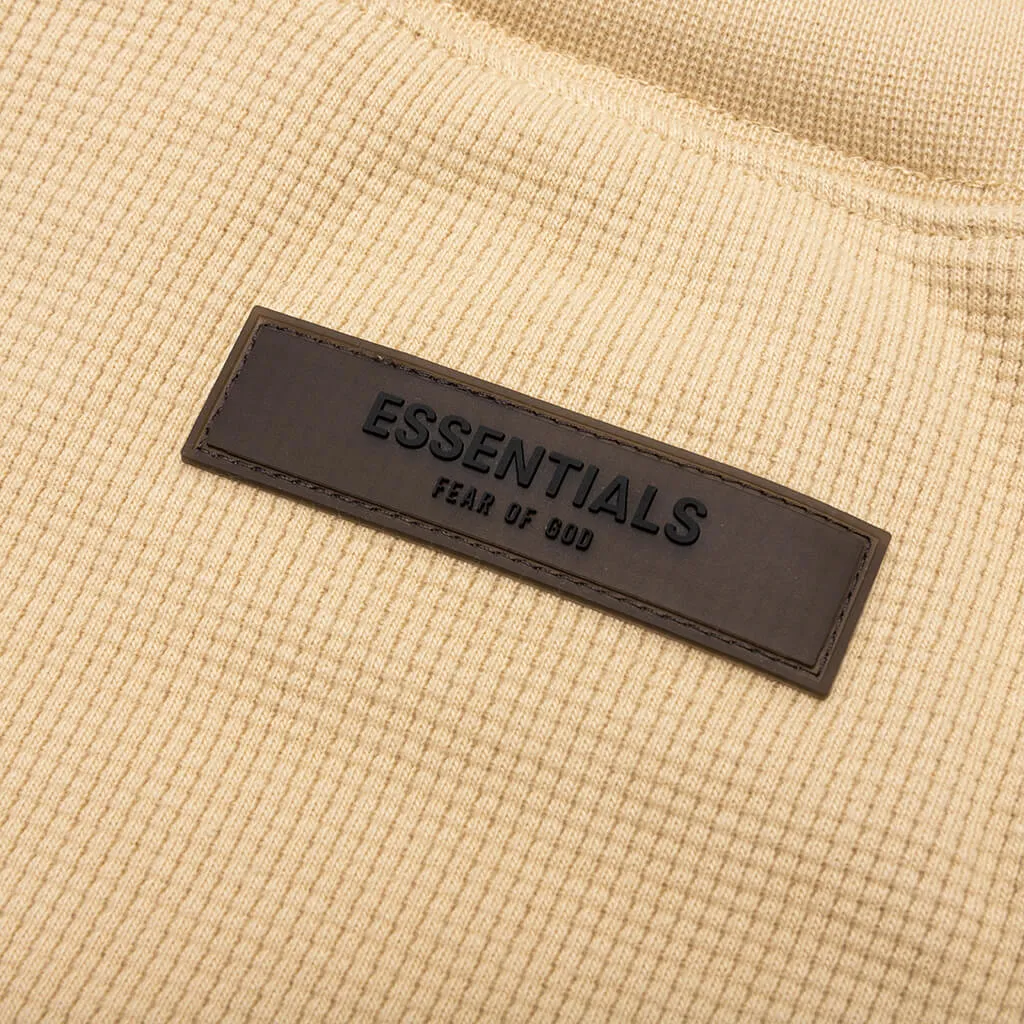 S/S Waffle Sweatshirt - Sand