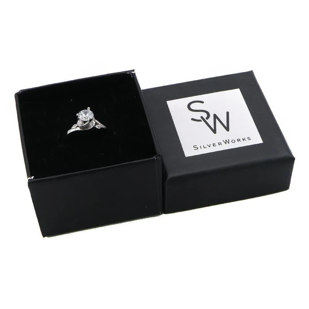 Swirl Nature Lover Engagement Ring