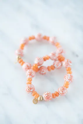 The Delaney Bracelet in Orange