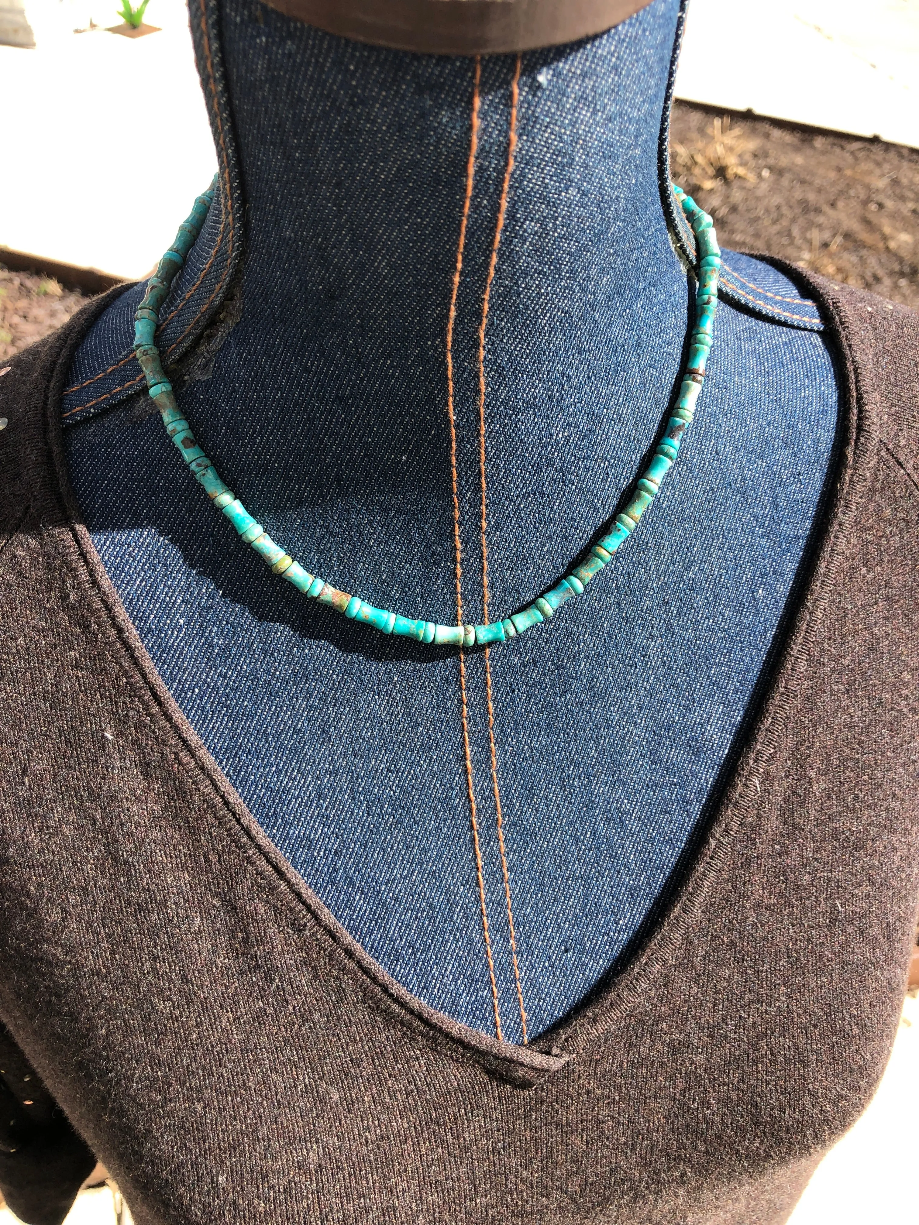 Turquoise Bead Necklace