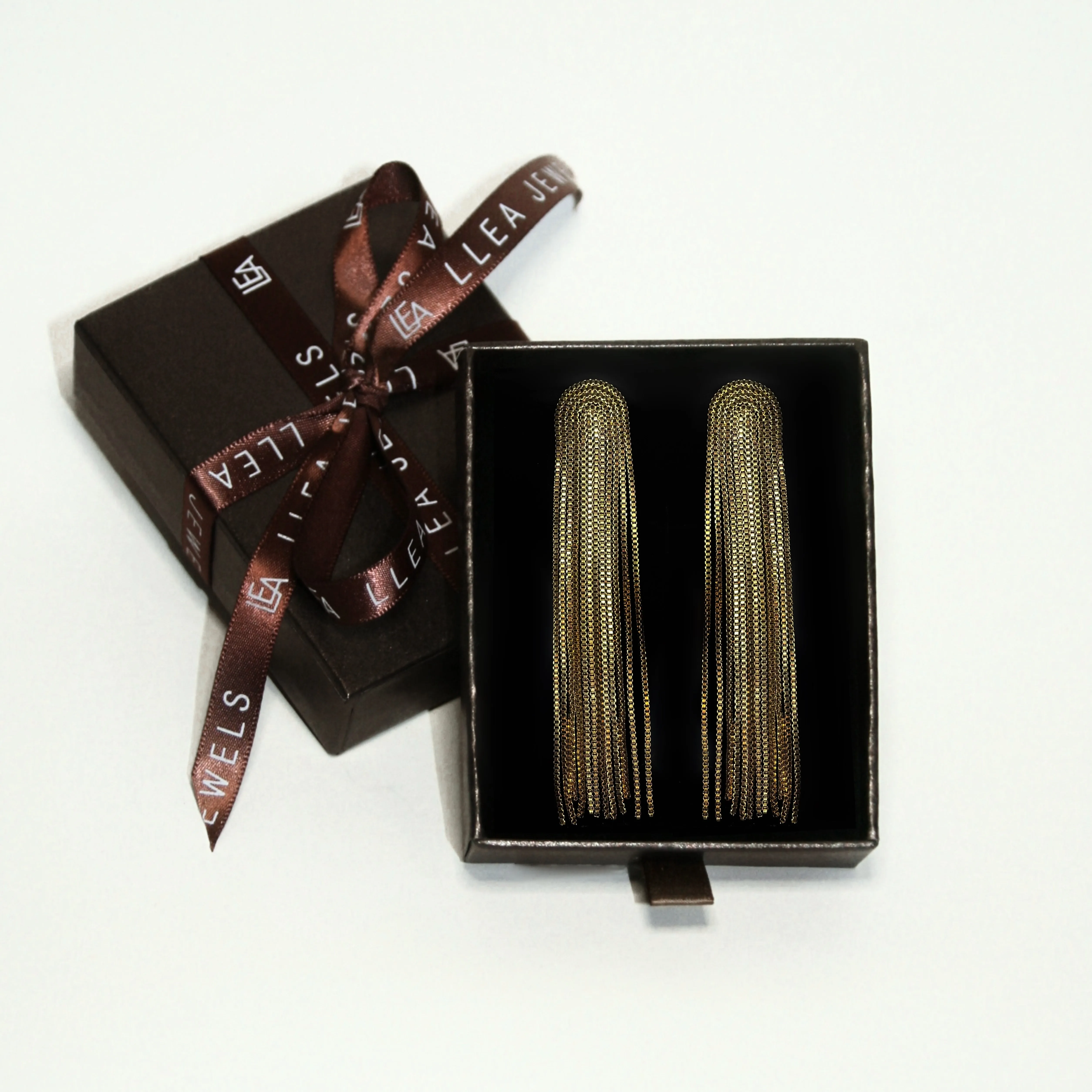 Waterfall Tassel Earring Giftset | Gold