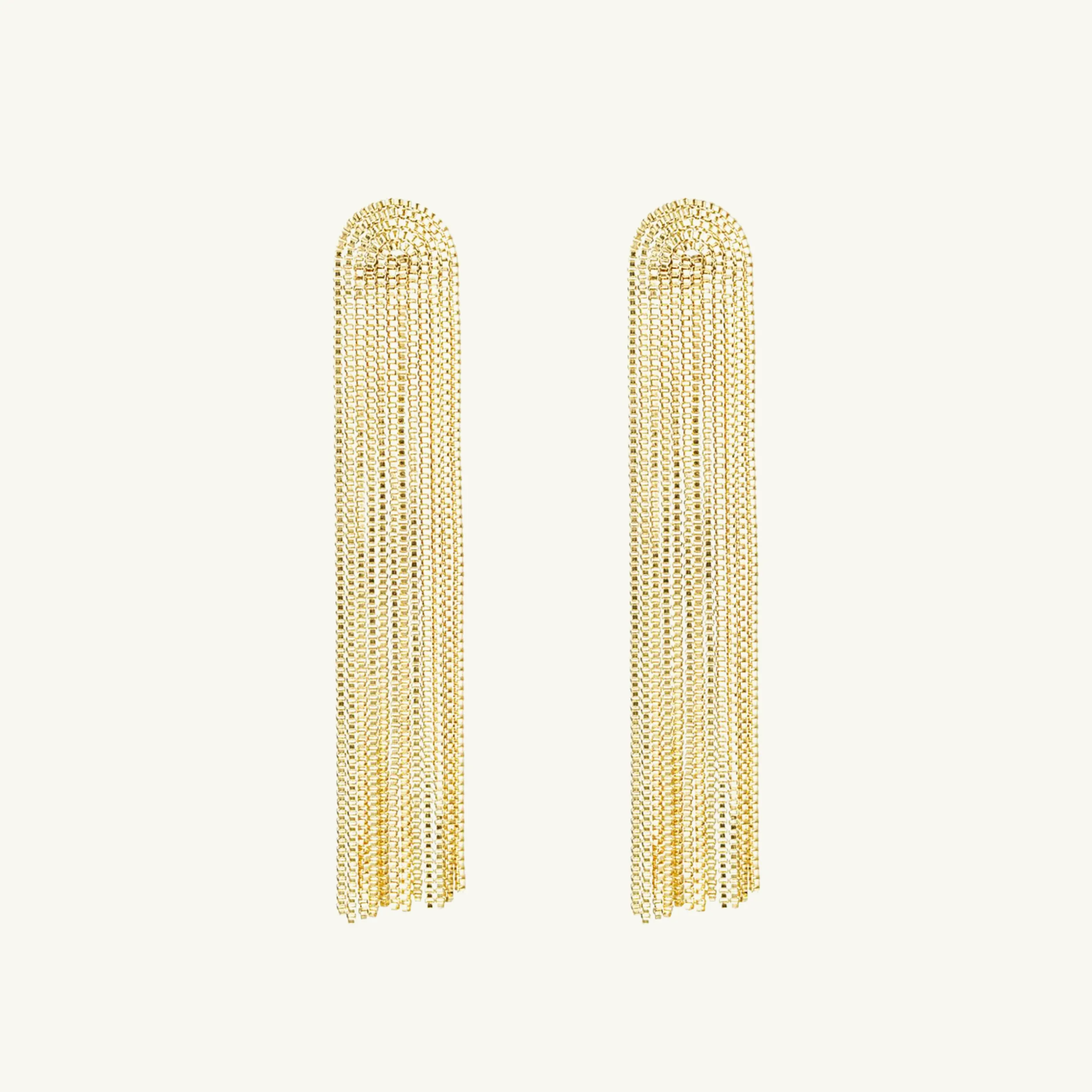 Waterfall Tassel Earring Giftset | Gold